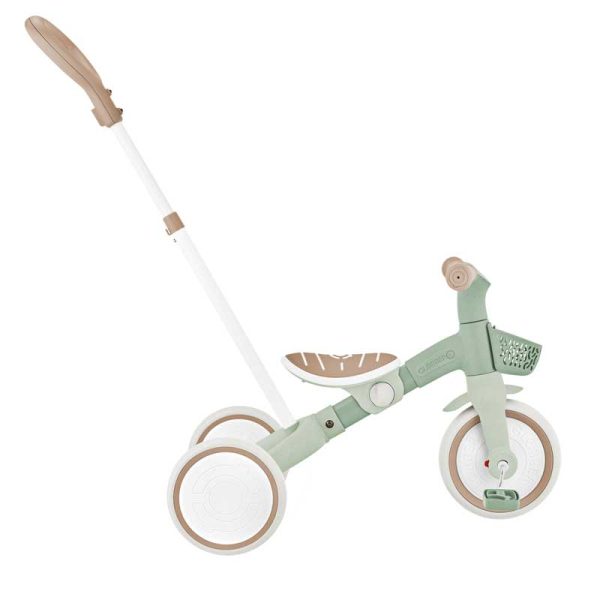 Триколка с родителски контрол 3 в 1 GLOBBER LEARNING TRIKE PLUS ECOLOGIC – мента