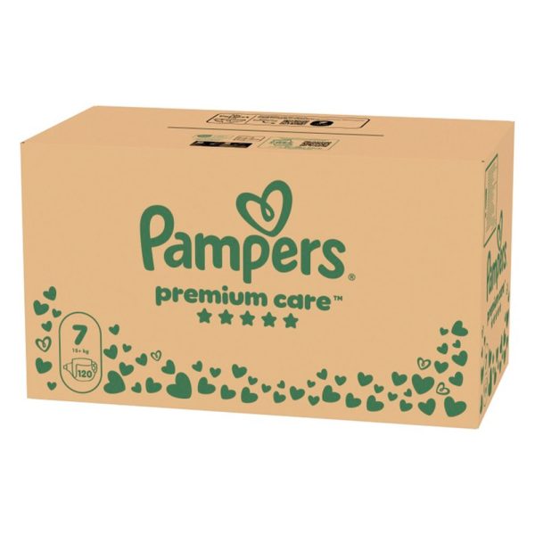 Памперси Pampers Premium Care 7 (15+кг.) – 120 броя