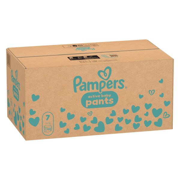 Гащички Pampers Pants 7 (15+ кг.) – 128 броя