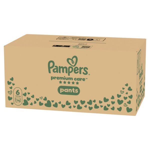Гащички Pampers Premium Care Pants 6 (13-19 кг.) – 96 броя