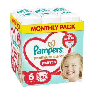Гащички Pampers Premium Care Pants 6 (13-19 кг.) – 96 броя