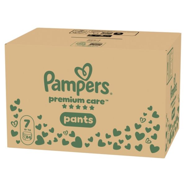 Гащички Pampers Premium Care Pants 7 (15+кг.) – 84 броя
