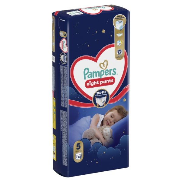 Нощни гащички Pampers Night Pants 5 (11-17 кг.) – 46 броя