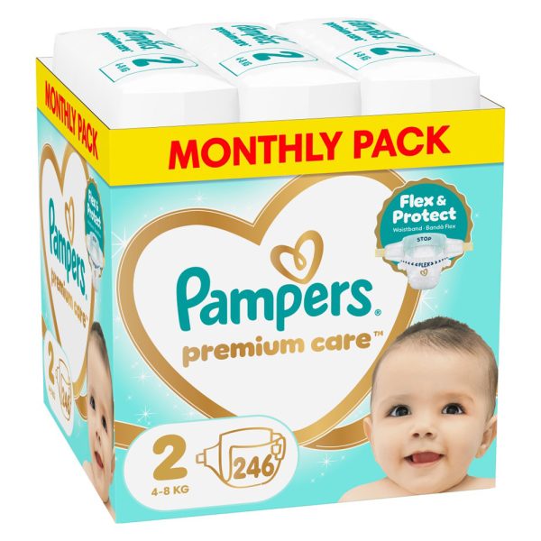 Памперси Pampers Premium Care 2 (4-8кг.) – 246 броя