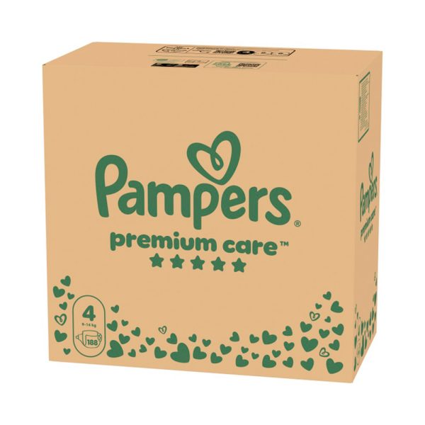 Памперси Pampers Premium Care 4 (9-14кг.) – 188 броя