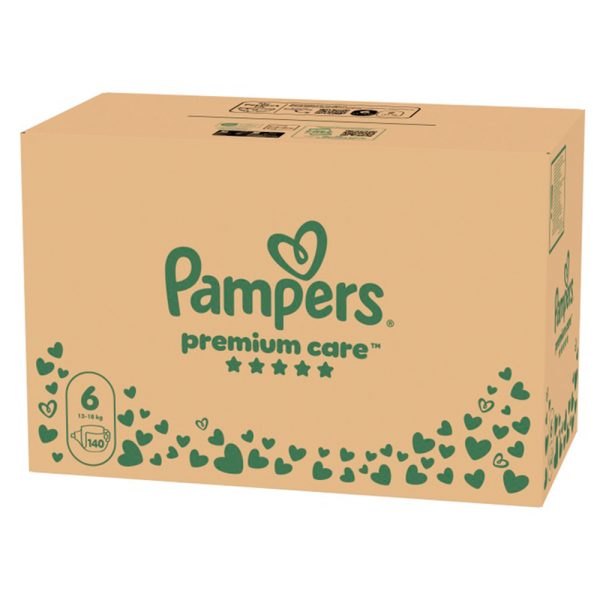 Памперси Pampers Premium Care 6 (13-18кг.) – 140 броя